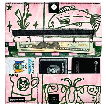 Clutch Wallet Doodle Garden