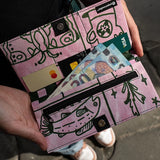 Clutch Wallet Doodle Garden