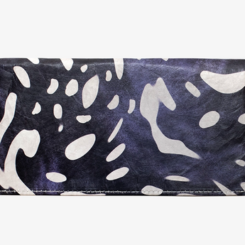 Clutch Wallet Blue Animal
