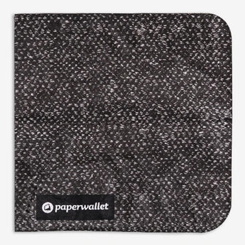 Coin Pouch Graphite - Open Coin Pouch Outside Design
