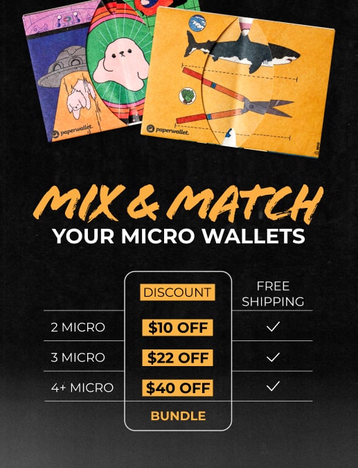 The Micro Wallet – Paperwallet