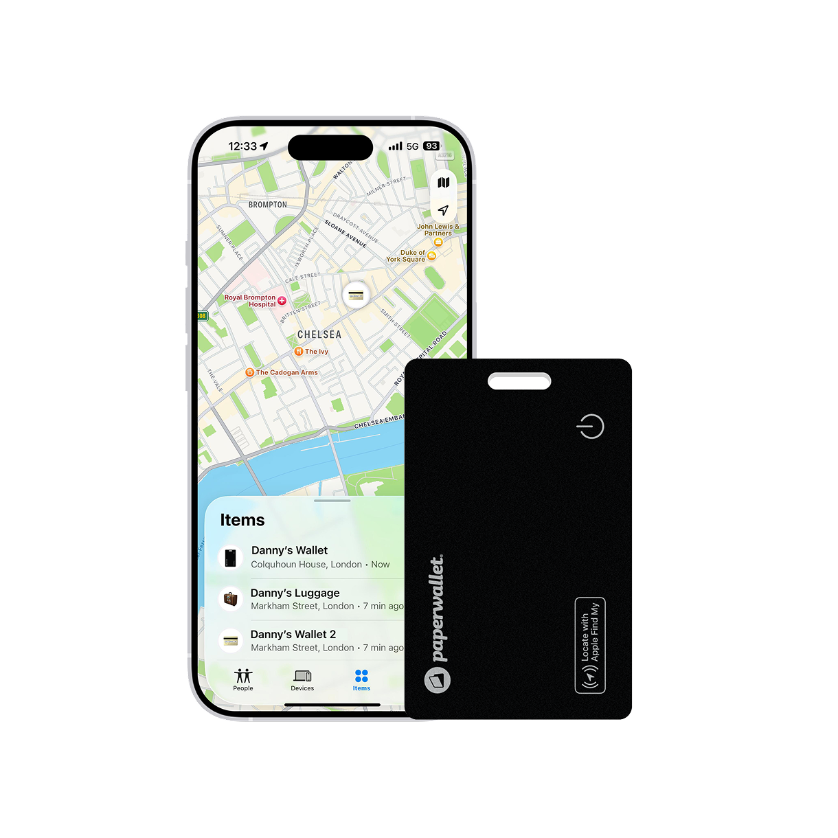 Finder Card (Find My - Apple) - Smart Tracking Card | Paperwallet