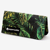 Coin Pouch Leaves - Front Design standing on sides