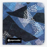 Coin Pouch Blue Camo - Open Coin Pouch Outside Design