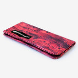 Coin Pouch Heat Stroke - Front Design laying flat side view