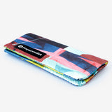 Coin Pouch Phased - Front Design laying flat side view