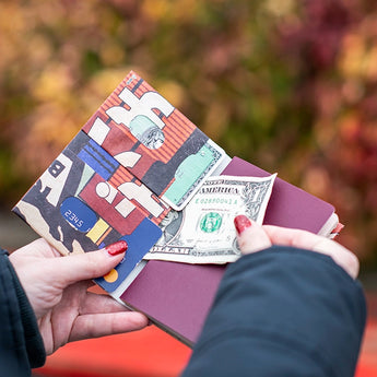 Passport Wallet Tokyo Lights - Lifestyle image