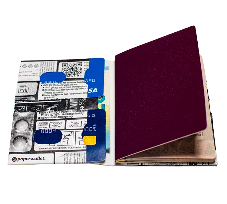 Micrographix Micrographix - Graphic Art Tyvek Passport Wallet | Slim – Paperwallet