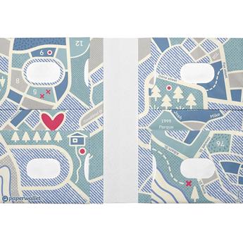 Passport Wallet Dead Ends - Open Inside Design