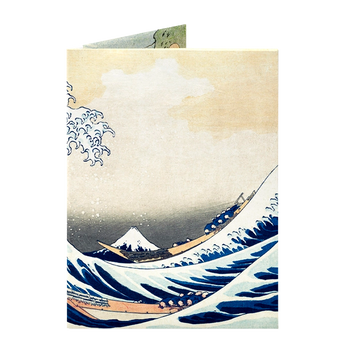 Passport Wallet The Great Wave - Back Design