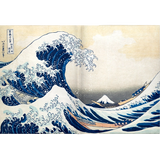 Passport Wallet The Great Wave - Open Outside Design