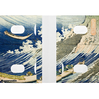 Passport Wallet The Great Wave - Open Inside Design