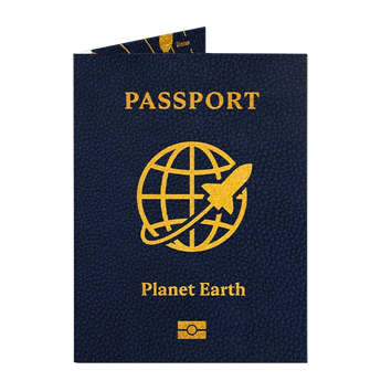 Passport Wallet Intergalactic Passport - Front Design