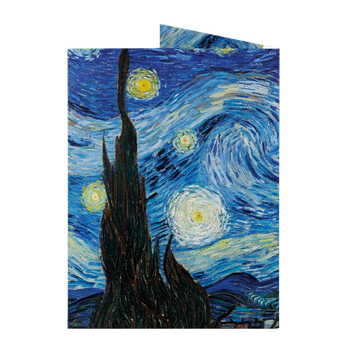 Passport Wallet The Starry Night - Back Design