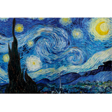 Passport Wallet The Starry Night - Open Outside Design