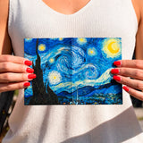 Passport Wallet The Starry Night - Lifestyle image