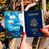 Passport Wallet The Starry Night - Lifestyle image