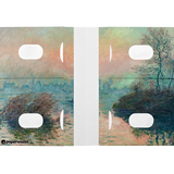 Passport Wallet Impression, Sunrise - Open Inside Design