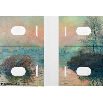 Passport Wallet Impression, Sunrise - Open Inside Design