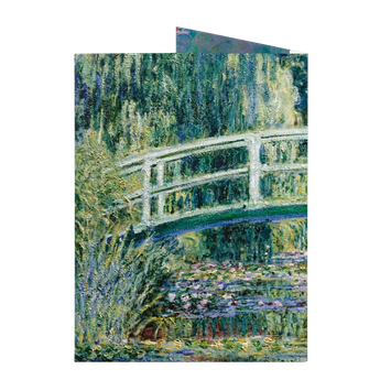 Passport Wallet Water Lily Pond - Back Design