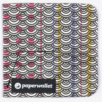 Coin Pouch Geometric Japan - Open Coin Pouch Outside Design