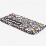 Coin Pouch Geometric Japan - Front Design laying flat side view