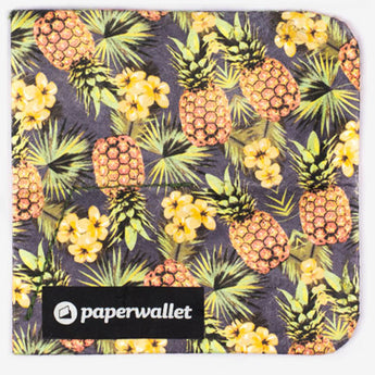 Coin Pouch Tropical Pine - Open Coin Pouch Outside Design