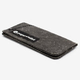 Coin Pouch Night Black - Front Design laying flat side view