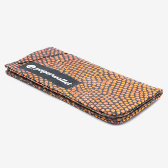 Coin Pouch Corneal Array - Front Design laying flat side view