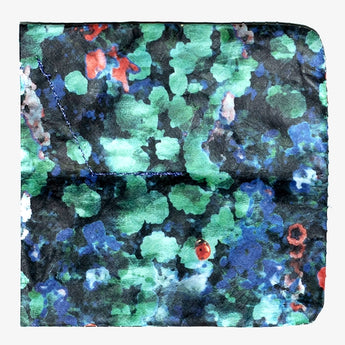 Coin Pouch Water Flower - Open Coin Pouch Inside Design