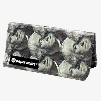 Coin Pouch Washington's Coiner - Front Design standing on sides
