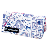 Coin Pouch MiniBrainstorm - Front Design standing on sides