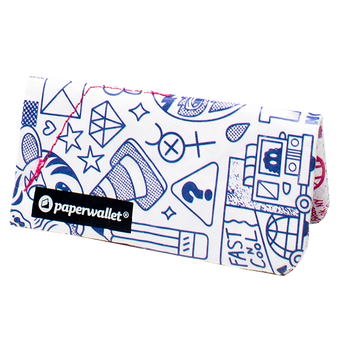 Coin Pouch MiniBrainstorm - Front Design standing on sides