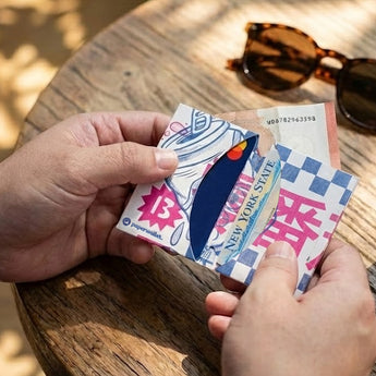 Micro Wallet Checked & Candies - Lifestyle image