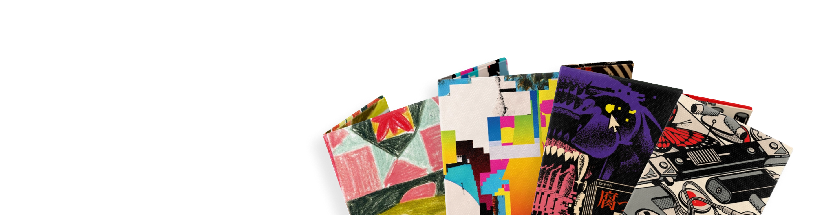 Paperwallet wallet collage Club
