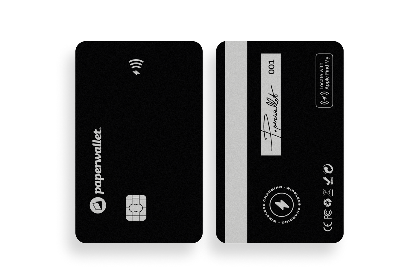 Paperwallet with cards and cash