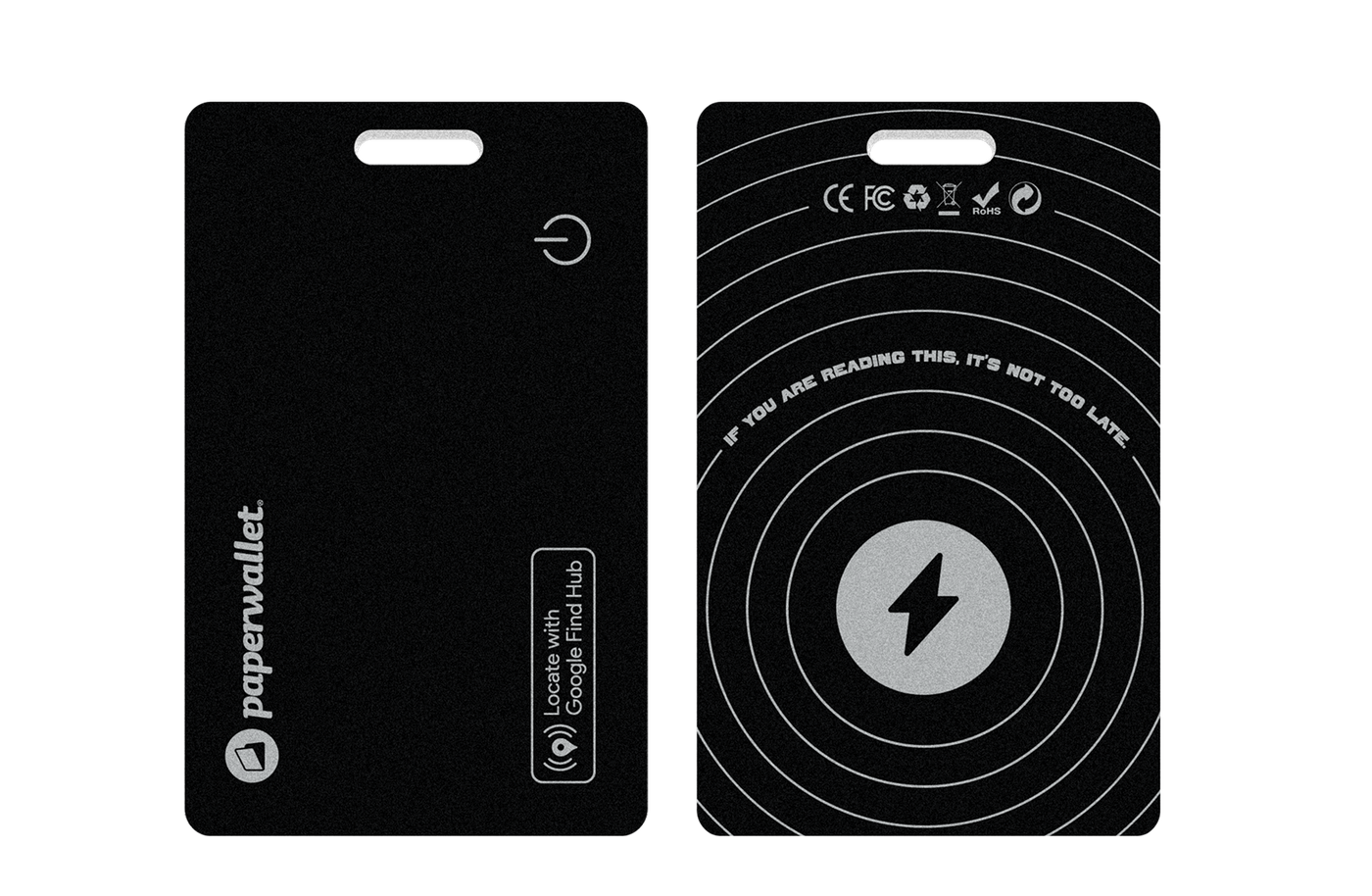 Paperwallet with cards and cash