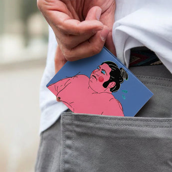 Slim Wallet Do Not Touch My Shoes - Lifestyle image