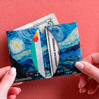 Micro Wallet The Starry Night - Lifestyle image