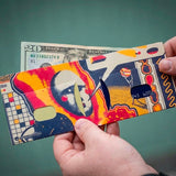 Slim Wallet Magazine Tolkanar - Open Wallet Inside Design with cards and cash