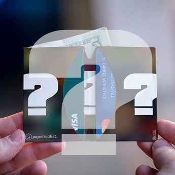 Micro Wallet Blossom Overgrowth - Open Wallet Inside Design with cards and cash