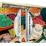 Micro Wallet fish market in the dawn glow - Open Wallet Inside Design