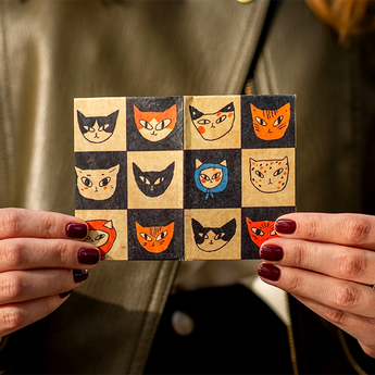 Micro Wallet Cat Bingo - Lifestyle image