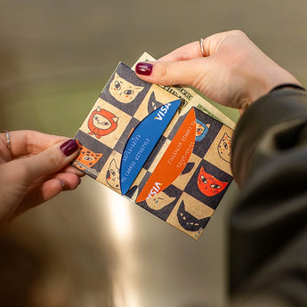 Micro Wallet Cat Bingo - Lifestyle image