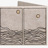 Slim Wallet Waves - Back Design