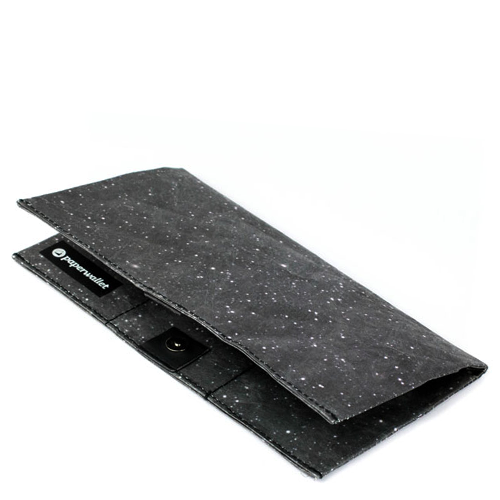 Paperwallet Black Tyvek Clutch Wallet