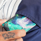 Micro Wallet Effetto farfalla - Open Wallet Inside Design with cards and cash