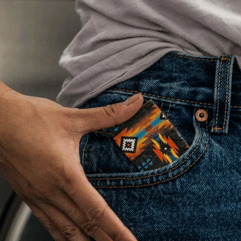 Coin Pouch Tribal Aztec