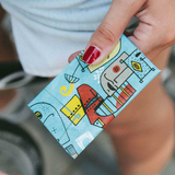 Card Deep Blue