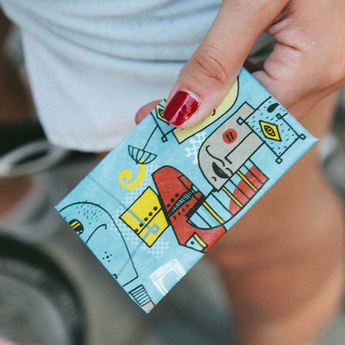 Card Deep Blue